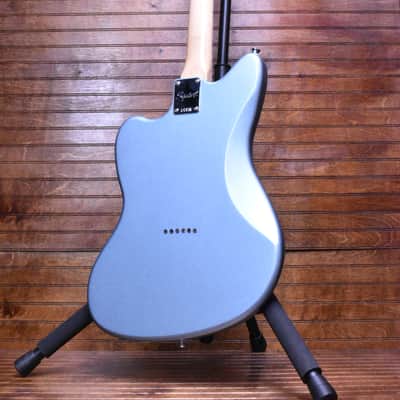 Squier Limited Edition Paranormal Offset Telecaster® SJ, Laurel Fingerboard, Parchment Pickguard, Ice Blue Metallic image 4