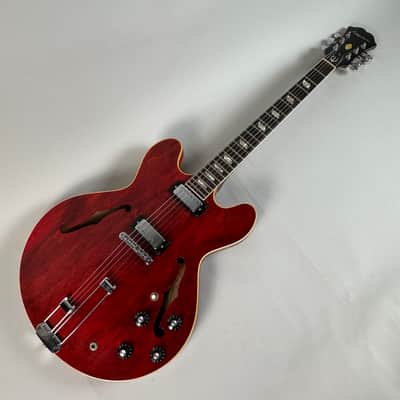 1968 Epiphone Riviera Cherry (Changed Tuners) image 9