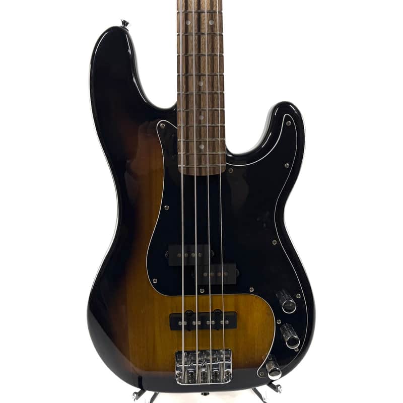 Used Squier Affinity Precision Bass Guitar Sunburst image 1