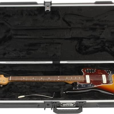 SKB Cases Molded Hardshell Case with Plush Foam Interior, TSA Latch, and Over-Molded Handle for Fender Jaguar or Fender Jazzmaster Guitar image 5