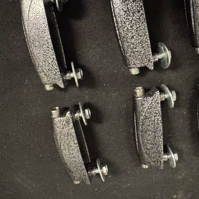 Gretsch Broadkaster Snare Lugs (10) Double-End 90’s - 00’s - Gunmetal image 6