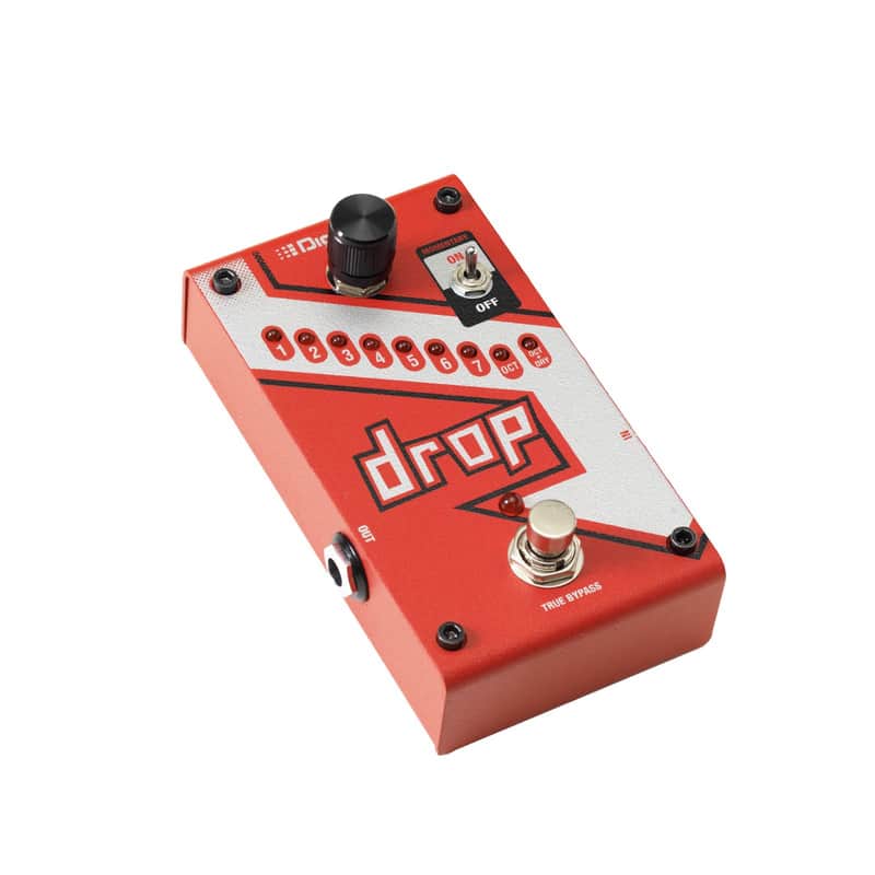 NEW DigiTech Drop Compact Polyphonic Pitch-Shifter - Red, Help Support Small Business we Ships Fast and Free!! image 1