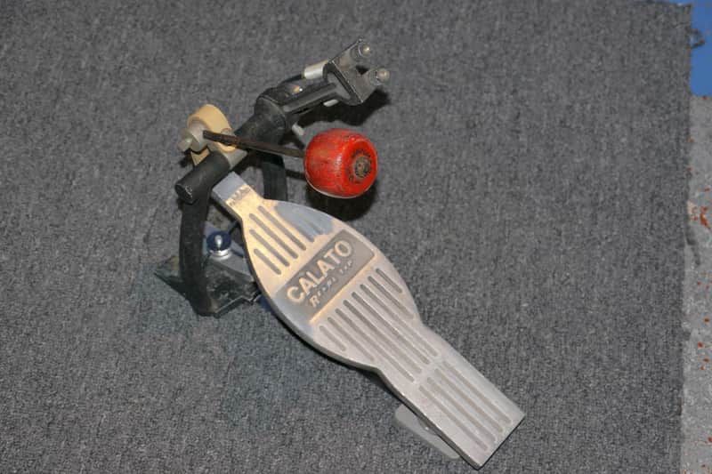 Vintage Regal Tip by Calato Single Bass Drum Pedal with Danmar Beater image 1
