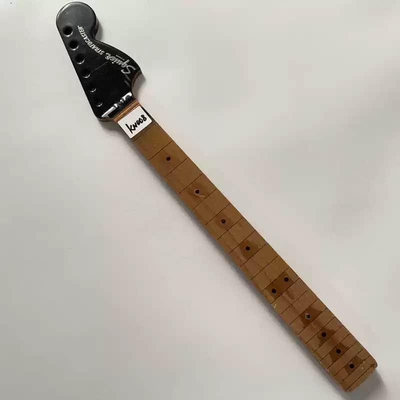 Fender Squire STRATOCASTER Electric Guitar Headstock and Neck—22 Frets—No Frets image 1