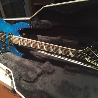 Jackson Soloist Archtop Pro 1990 Transparent blue image 1