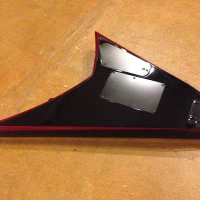 Jackson Randy Rhoads Flying V Electric Guitar 24 Shark Floyd Rose Bevel Tremolo image 8
