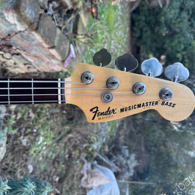 1978 Fender Musicmaster Bass - White - One Owner - Perfect! - OHSC image 2