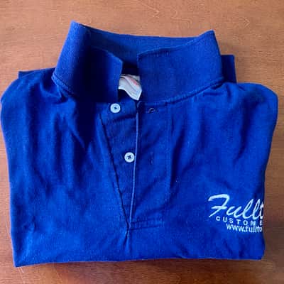 Fulltone Polo shirt 90s embroidered logo t-shirt - Blue image 4