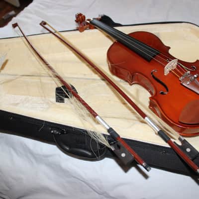 Cecilio Mendini MV200 3/4 Violin w/ 2x bows & strings apr25 #11 MV200 2000-present image 1