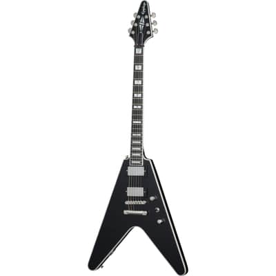 Epiphone Flying V Prophecy Electric Guitar - Aged Jet Black Metallic image 2