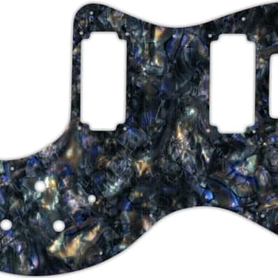 WD Custom Pickguard For Peavey T-60 #35 Black Abalone