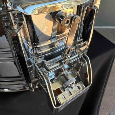 ~RARE!~ Vintage MIJ Yamaha SD-065MD Solid Steel 6.5x14 Snare Drum with Parallel Strainer (Rm 4) image 5