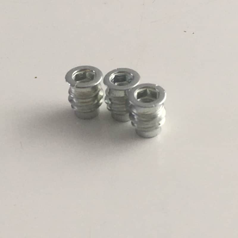 3 NecTite Neck Screw Machine Inserts for Strat Tele Bass Custom Guitar Necks Luthiers image 1