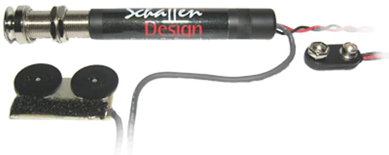 Schatten Artist II Plus 2 Dual Channel Endpin Jack Guitar Preamp, 2 Volume Controls image 1