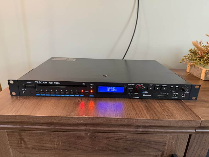TASCAM CD-400U Rackmount Pro Audio Digital Player CD/USB/Bluetooth/SD Working