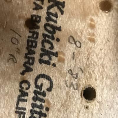 Philip Kubicki Custom Jazz Fretless 1984 natural image 6