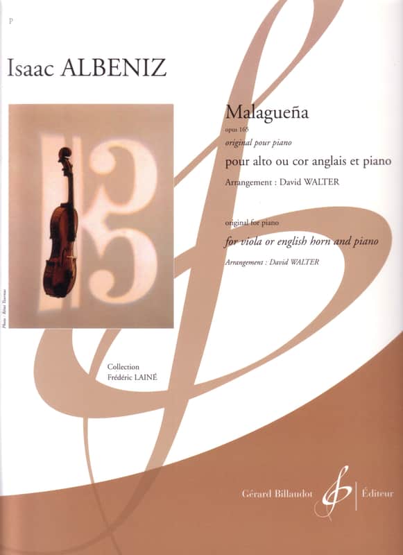 Albeniz - Maleguena Opus 165 - for English horn and piano image 1