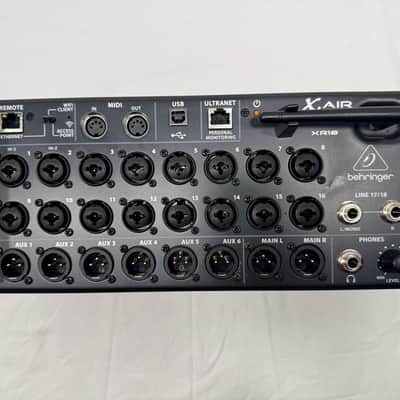 Behringer X Air XR18 Tablet-Controlled Digital Mixer 2014 - Present - Black image 2