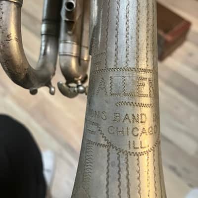 Lyons Band Instrument Co Challenger Model 1354 approx. 1950's - Lacquered Brass image 4