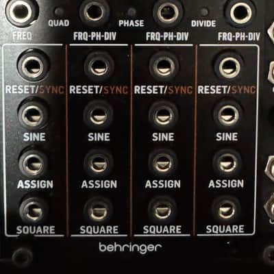 Behringer Four LFO Eurorack Module 2023 - Present - Black image 1