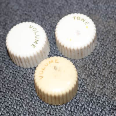 Vintage Original 1950s 1960s Cupcake Control Knobs - Lot of 3 - No Tariffs image 1