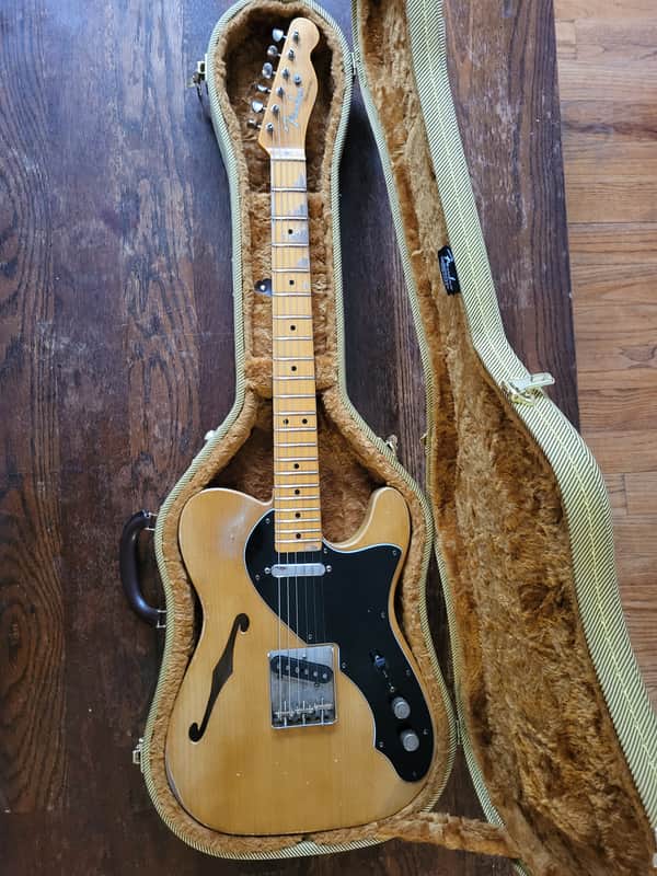 Fender Custom Shop Blackguard Thinline Telecaster (Parts guitar with CS Neck!) image 1