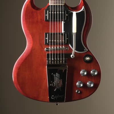 Epiphone "Inspired by Gibson Custom Shop" 1964 SG Standard Electric Guitar w/ Maestro Vibrola - Cherry Red, incl. OHSC image 1