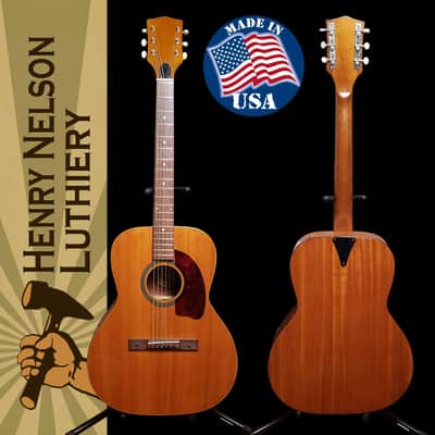 1960s Kay 6100 Grand Concert Penncrest: Bolt Neck All Solid Woods: PRO Luthier Restoration image 2