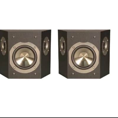 NEW IN BOX Phase Technology V-Surround-II Black Bipole/Dipole Speakers PAIR Black image 2