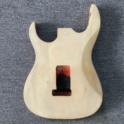 HSH Tiger Maple Top Cherry Burst Guitar Basswood Body image 4