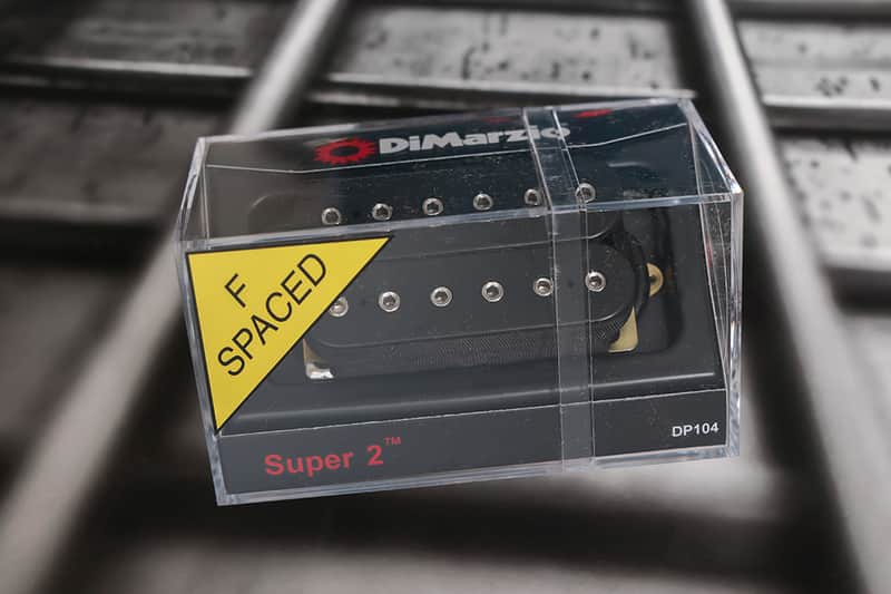 DiMarzio DP104FBK Super 2 F-Spaced Humbucker - Black image 1