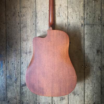 2006 Martin DC15E  Electro Acoustic Dark Natural & Hardshell case image 4