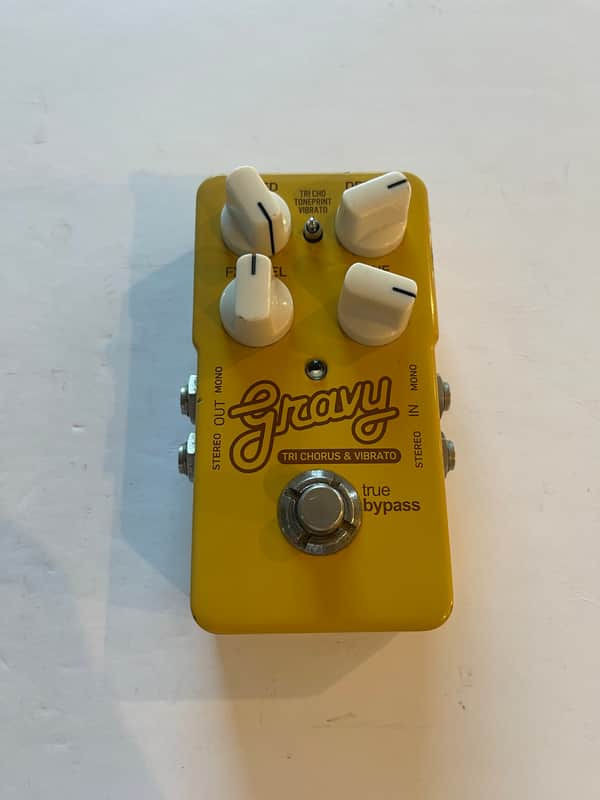 TC Electronic Gravy Tri Chorus & Vibrato Stereo Rare Guitar Effect Pedal image 1