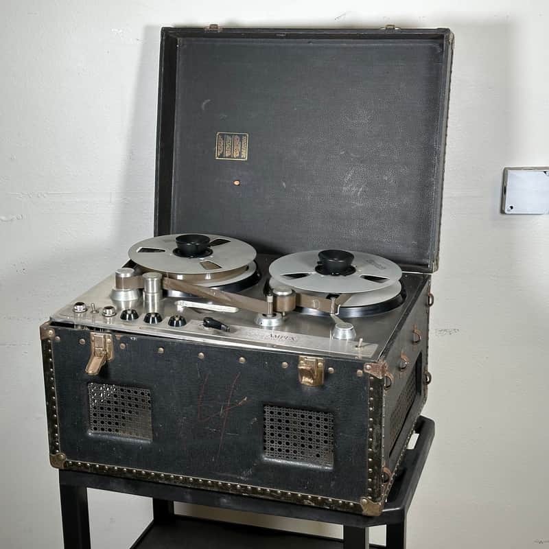 Vintage Ampex 300 Transport Reel to Reel w/ Original Case image 1