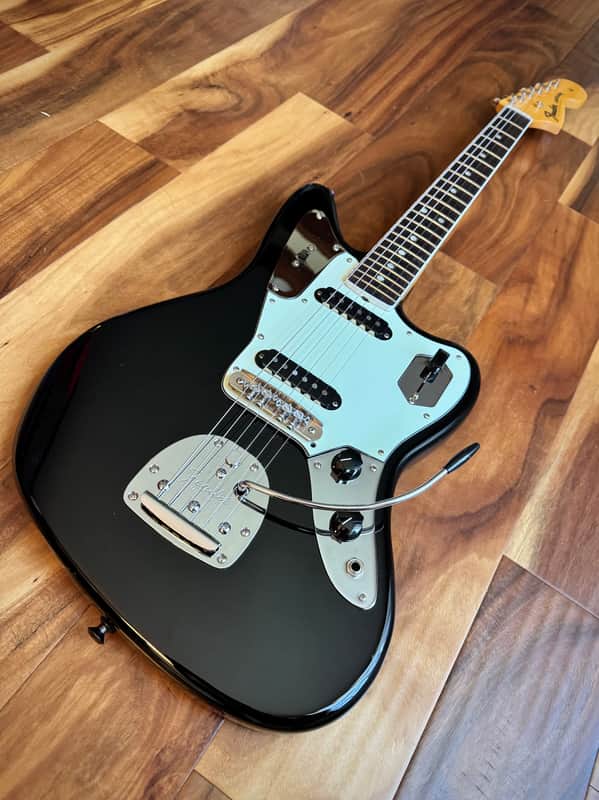 2021 Fender American Mod Shop Jaguar - Black w/ Mastery Bridge image 1