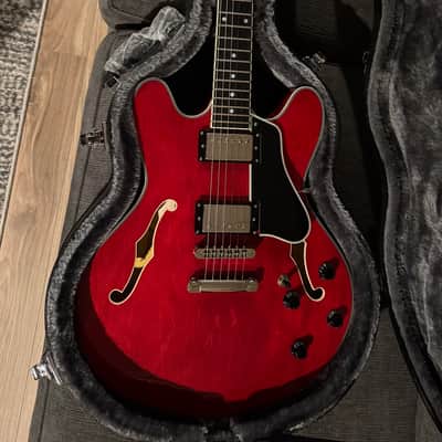 Eastman T386RD Thinline Double Cut 2010s - Red image 9