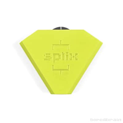 Boredbrain Music Splix Eurorack Inline Mult & Attenuator (Nuclear Yellow) image 1