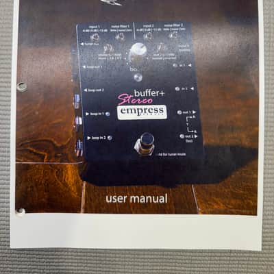 Empress STEREO Buffer+ Vintage Pedal - MINTY! image 8