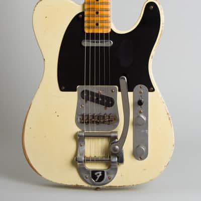 Fender  Telecaster Custom Shop '50s Relic by Yuri Shiskov Solid Body Electric Guitar (2005), ser. #R25350, original black tolex hard shell case. image 3