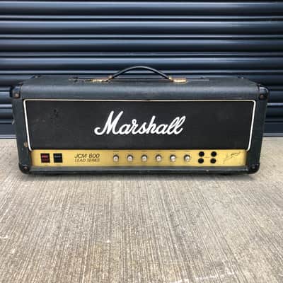 Marshall JCM 800 Head ex K.K. DOWNING JUDAS PRIEST 1980s - Black image 1