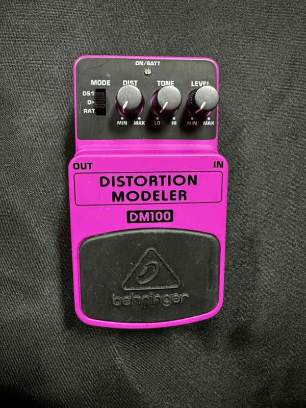 Behringer DM100 Distortion Modeler 2010s - Pink image 1