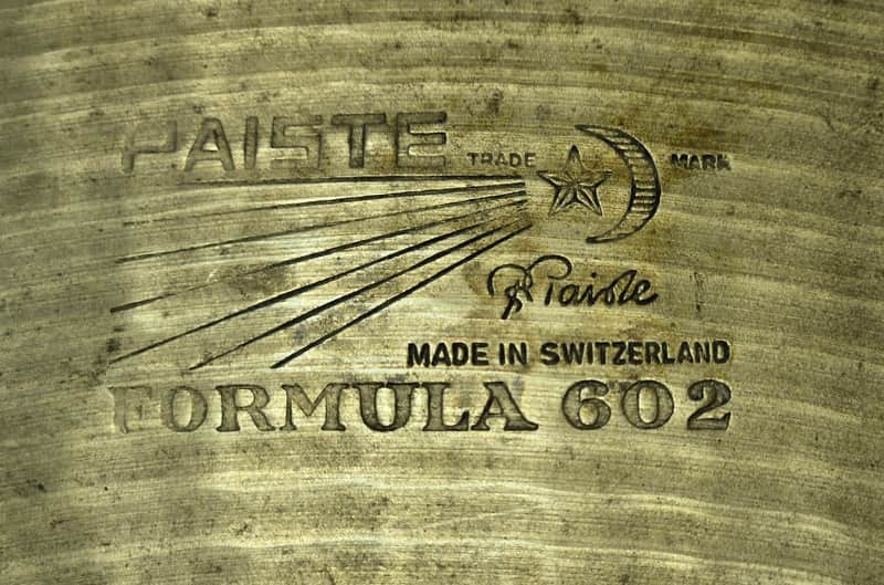 1968–69 Paiste Formula 602 22″ Medium Ride – 2658 g Bild 1