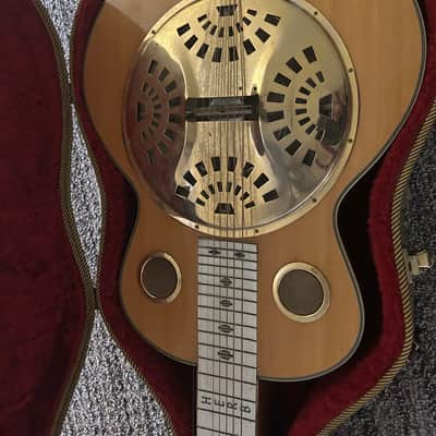 Remington Steel Custom Resonator 1940-1950 - Warm brown and bronze metal image 5