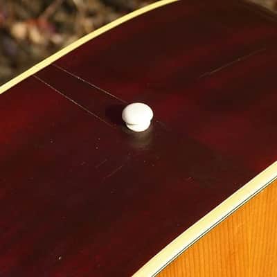 1965-66 Harptone-made Supreme A-6N dreadnought guitar image 16
