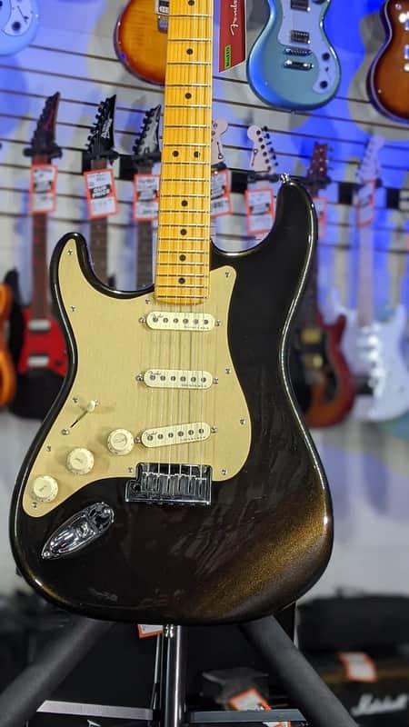 Fender American Ultra Stratocaster Left-handed - Texas Tea with Maple Fingerboard *FREE PLEK WITH PURCHASE*! 103 image 1