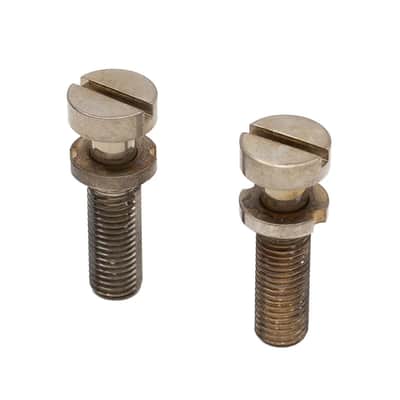 Music City Bridge Locking Studs, Metric Thread - Aged Nickel image 2