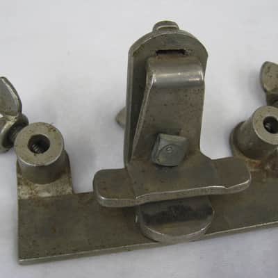 Ludwig Bass Drum Anchor 50's Nickel Plated image 4
