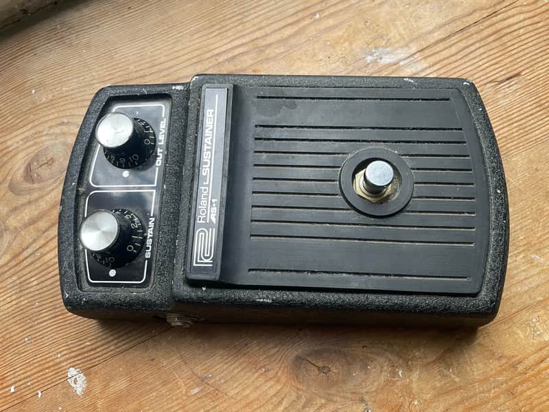 Vintage 1970s Roland Boss AS1 AS-1 sustain compressor guitar made in Japan pedal image 1