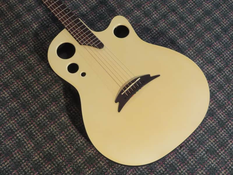 Ovation Tangent Series T-357 Acoustic/Electric Pearl White! | Reverb