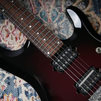 Ernie Ball Music Man JP6 John Petrucci Pearl Red Burst image 4